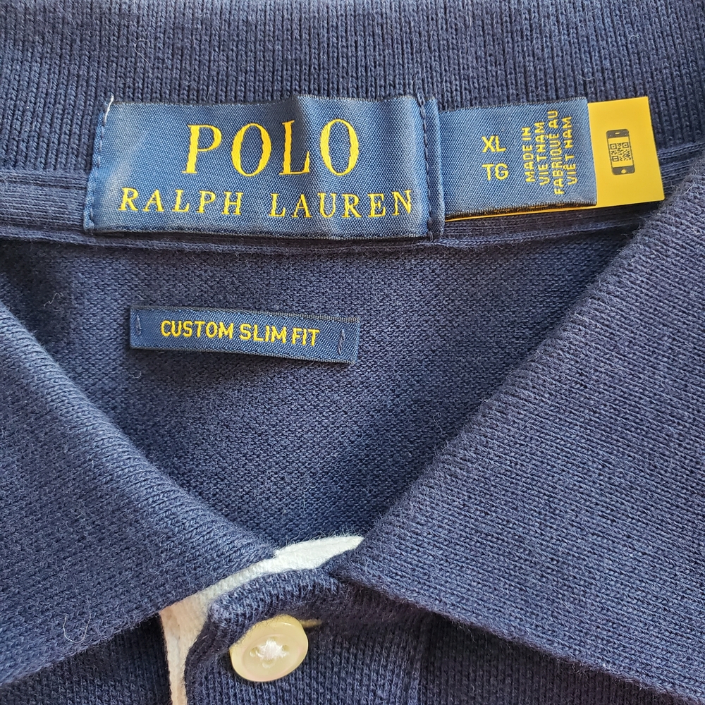 Polo Ralph Lauren Men's Shirt, Navy (Size XL) - Picture 4 of 8